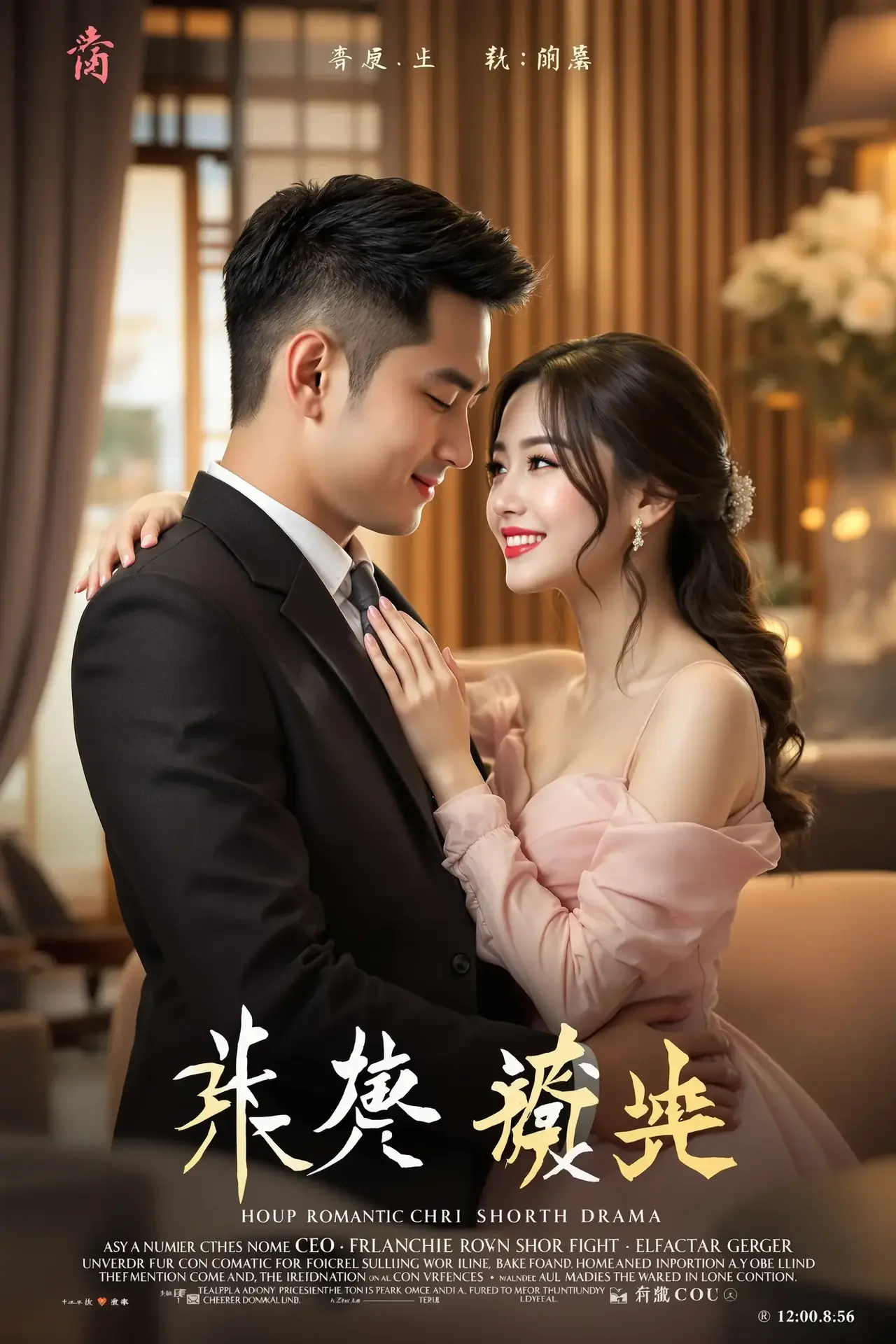 甜妻驾到：总裁请签收封面，甜宠短剧，黄果短剧